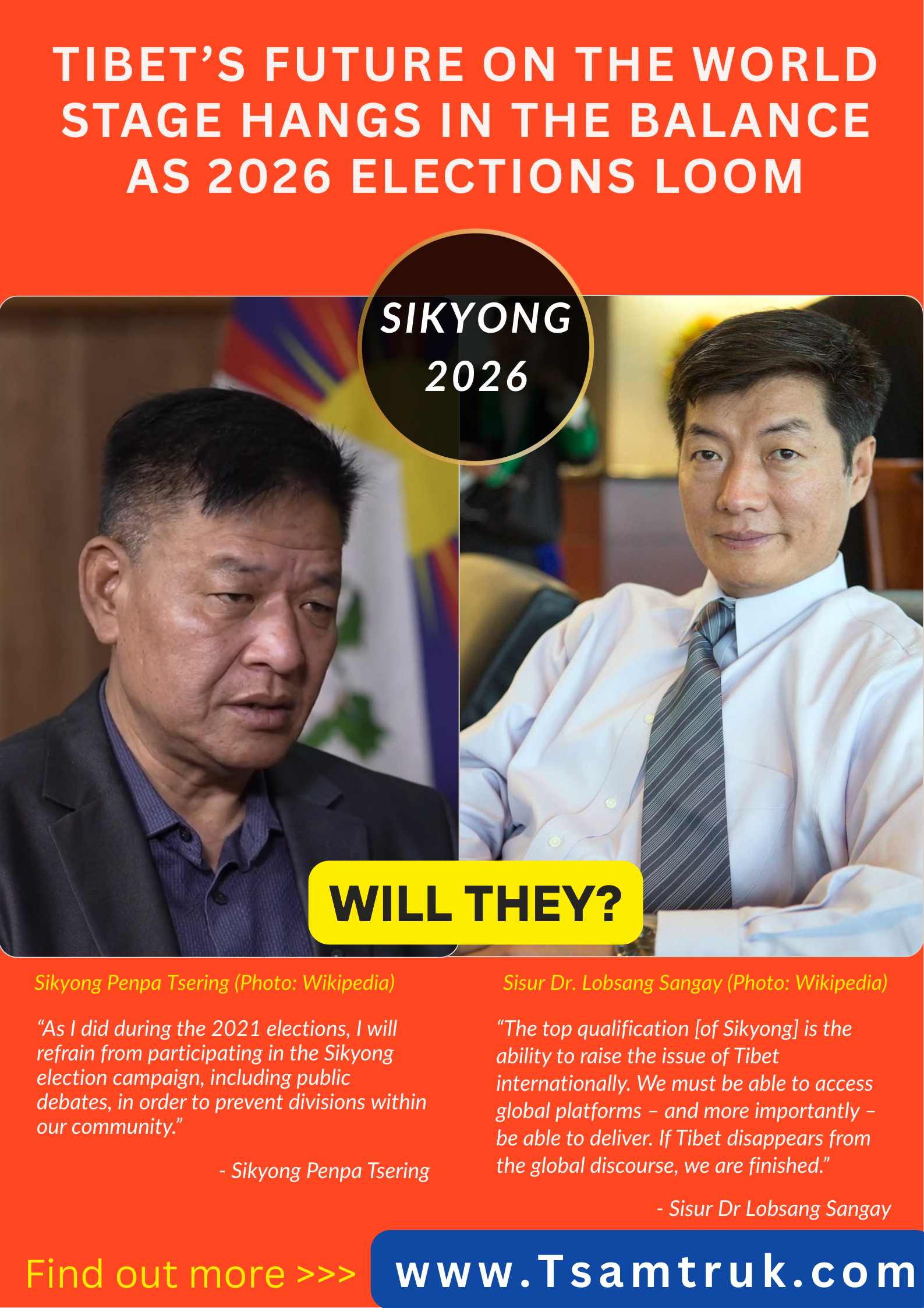 OPINION | Tibet’s Future on the World Stage Hangs in the Balance as 2026 Elections Loom