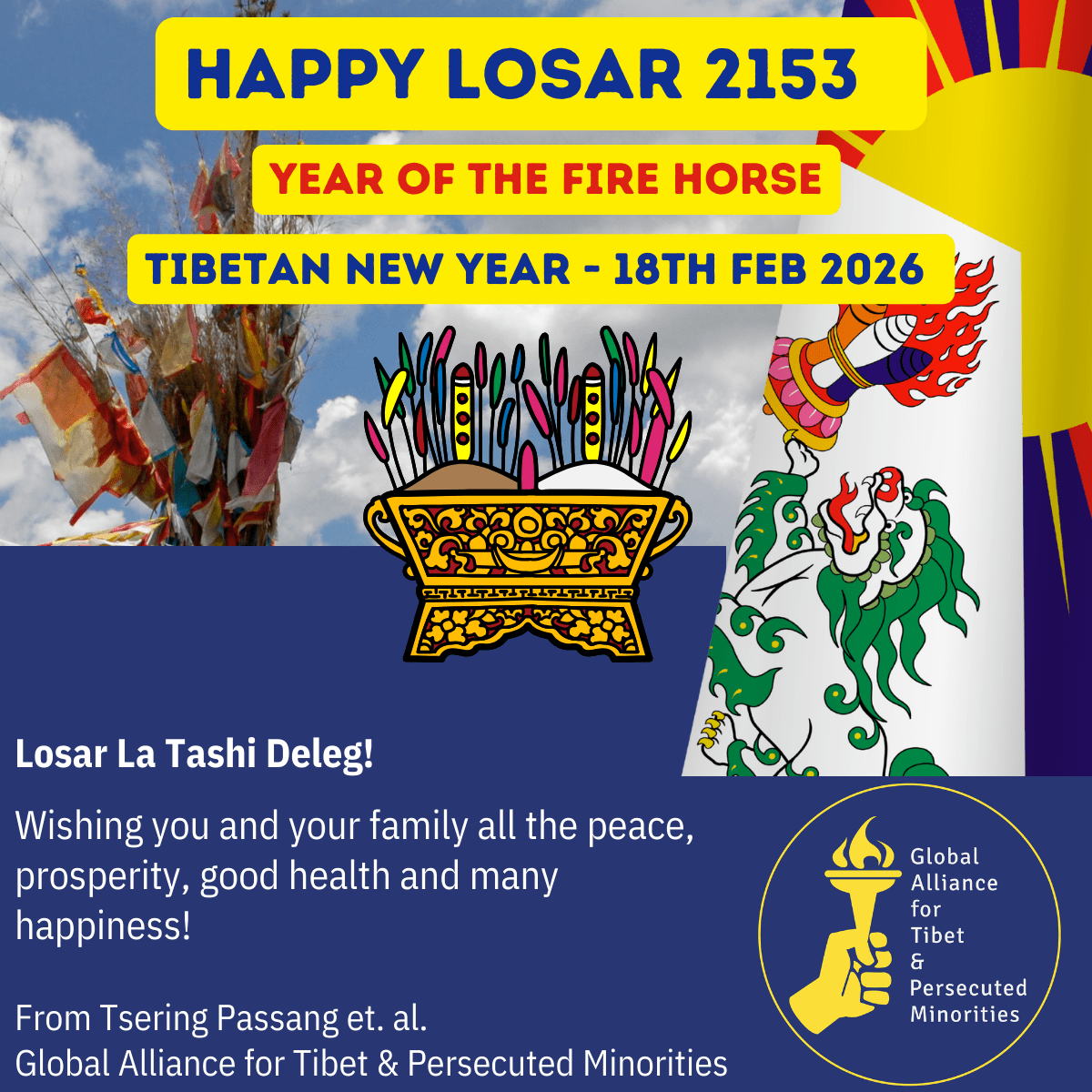 Losar 2153: A Renewed Call for Justice and Solidarity with Tibet and the&nbsp;Persecuted